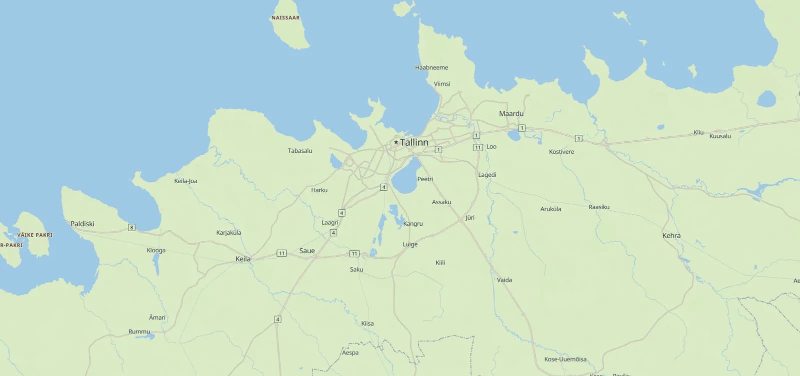 Kaart: tehtud katusepesu ja -paranduse tööd Tallinnas ja Harjumaal