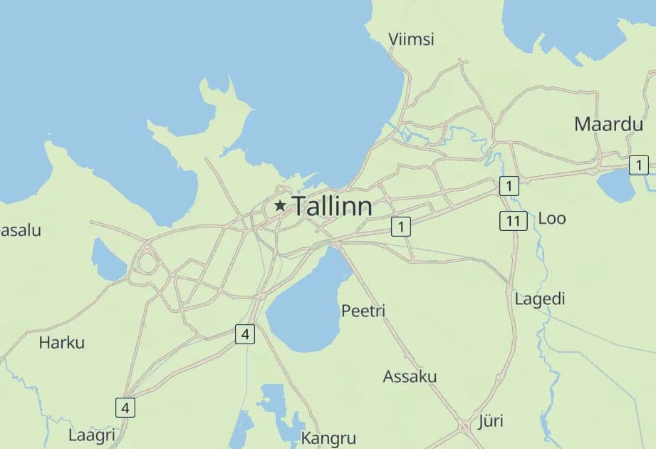 Kaart: tehtud katusepesu tööd Tallinna linnaosades